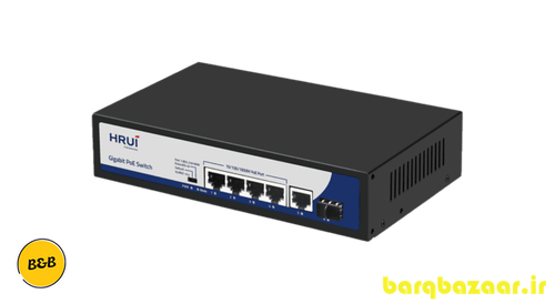 سوئیچ شبکه PoE-Hi HR901-AXG-411NS-120
