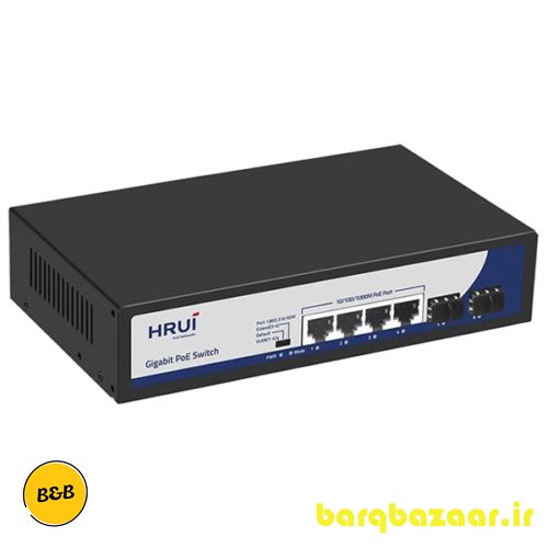 سوئیچ شبکه PoE-Hi HR901-AXG-411NS-120