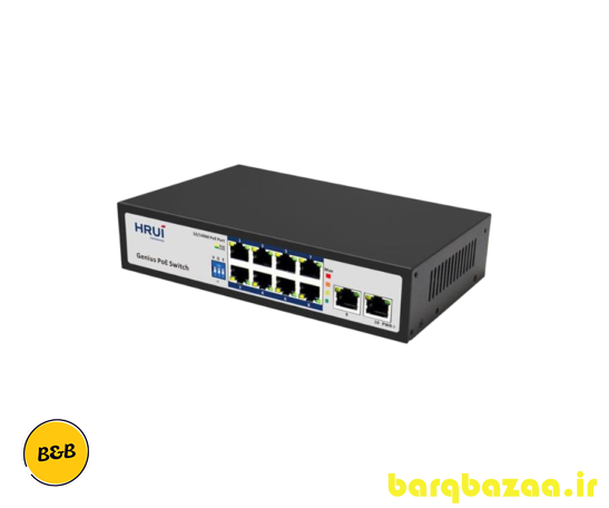سوئیچ شبکه PoE HR100-AF-82N