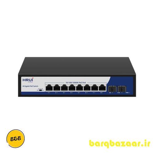 سوئیچ شبکه PoE HR900-AFG-82NS