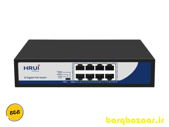 سوئیچ شبکه PoE-Hi HR900-AXG-80N-120