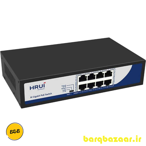 سوئیچ شبکه PoE-Hi HR900-AXG-80N-120