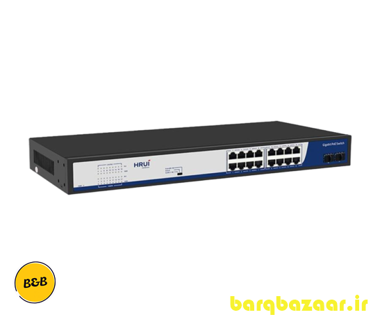 سوئیچ شبکه PoE HR901-AFG-162S-300