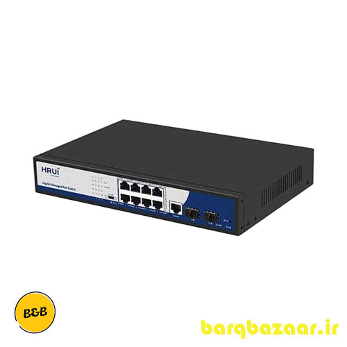 سوئیچ شبکه PoE HR-AFGM-82NS