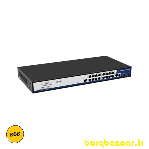 سوئیچ شبکه PoE HR-AFGM-1622S-300