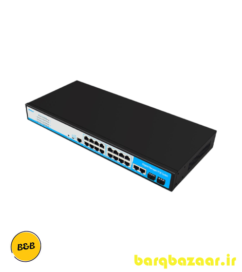سوئیچ شبکه PoE HR-AFGM-1622S-300