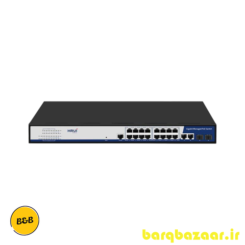 سوئیچ شبکه PoE HR-AFGM-1622S-300