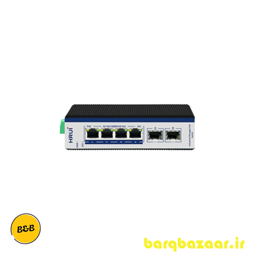 سوئیچ شبکه PoE HR600-AFGM-42S