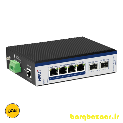 سوئیچ شبکه PoE HR600-AFGM-42S