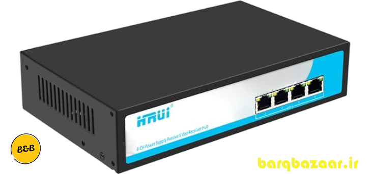 انتقال برق دوربین HR100-POC-4VPR