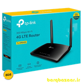 مودم روتر 4G LTE بی سیم N300 تی پی-لینک مدل TL-MR6400