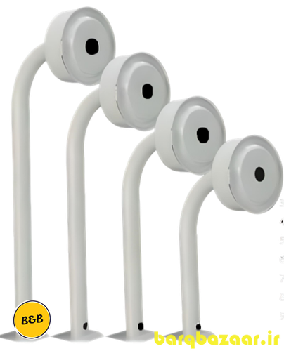 پایه خم باکس دار فلزی