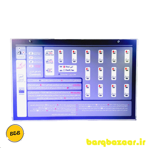 مرکز کنترل 8 زون پلیمری