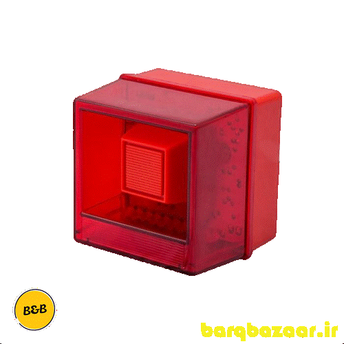 آژیر فلاشر زنون 24 ولت قرمز AVX-24
