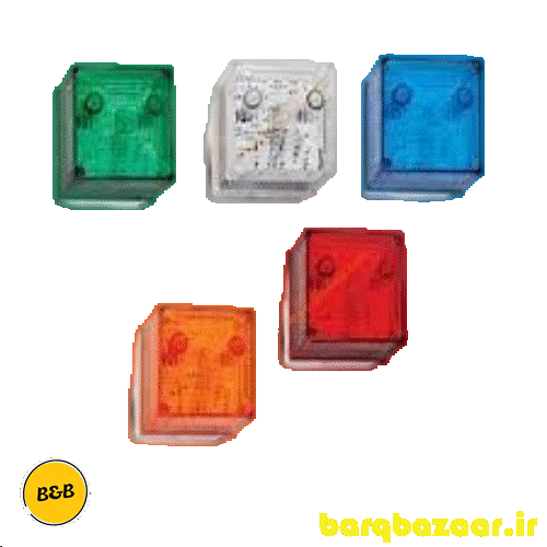چراغ LED ثابت 24 ولت (قرمز، نارنجی، بی رنگ، آبی و سبز) ALP-24