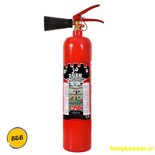 کپسول آتشنشانی CO2 دژ ظرفیت 3 کیلوگرمی